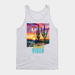 Desert Vibes (Saguaro artwork) Tank Top